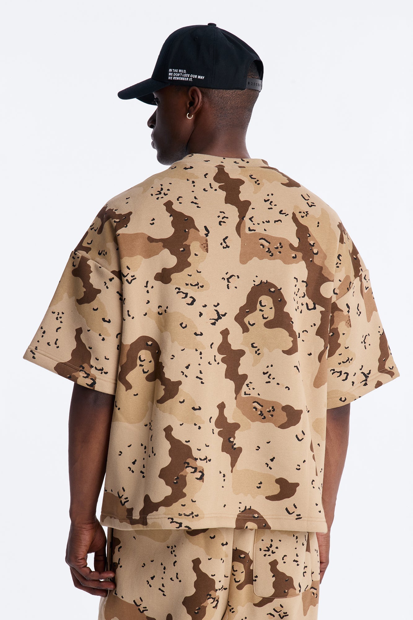 Oversized Time Warp Camo Short Sleeve Fleece Tee - Camouflage - image 4