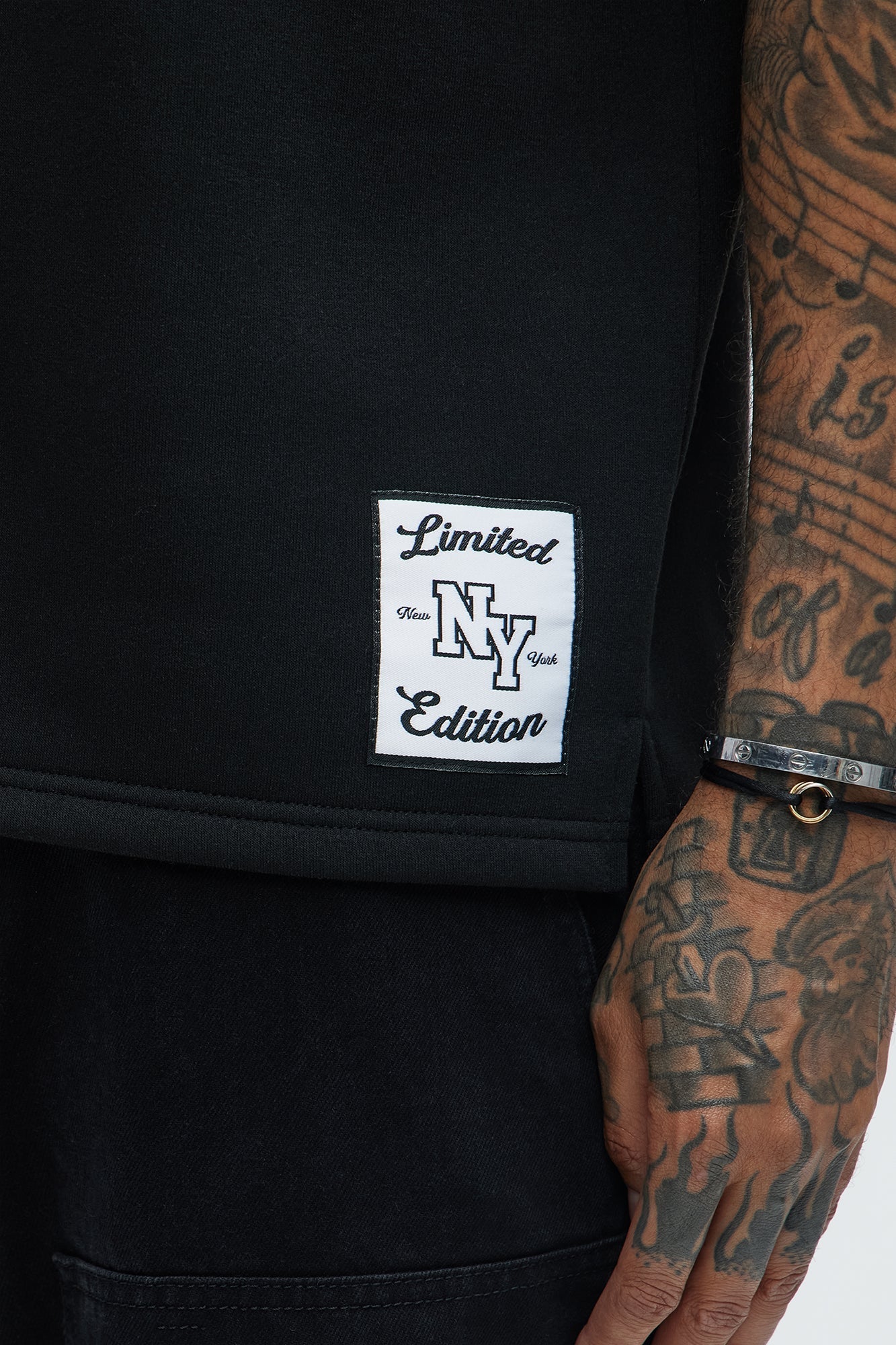 Classic New York Short Sleeve Henley - Black - image 4