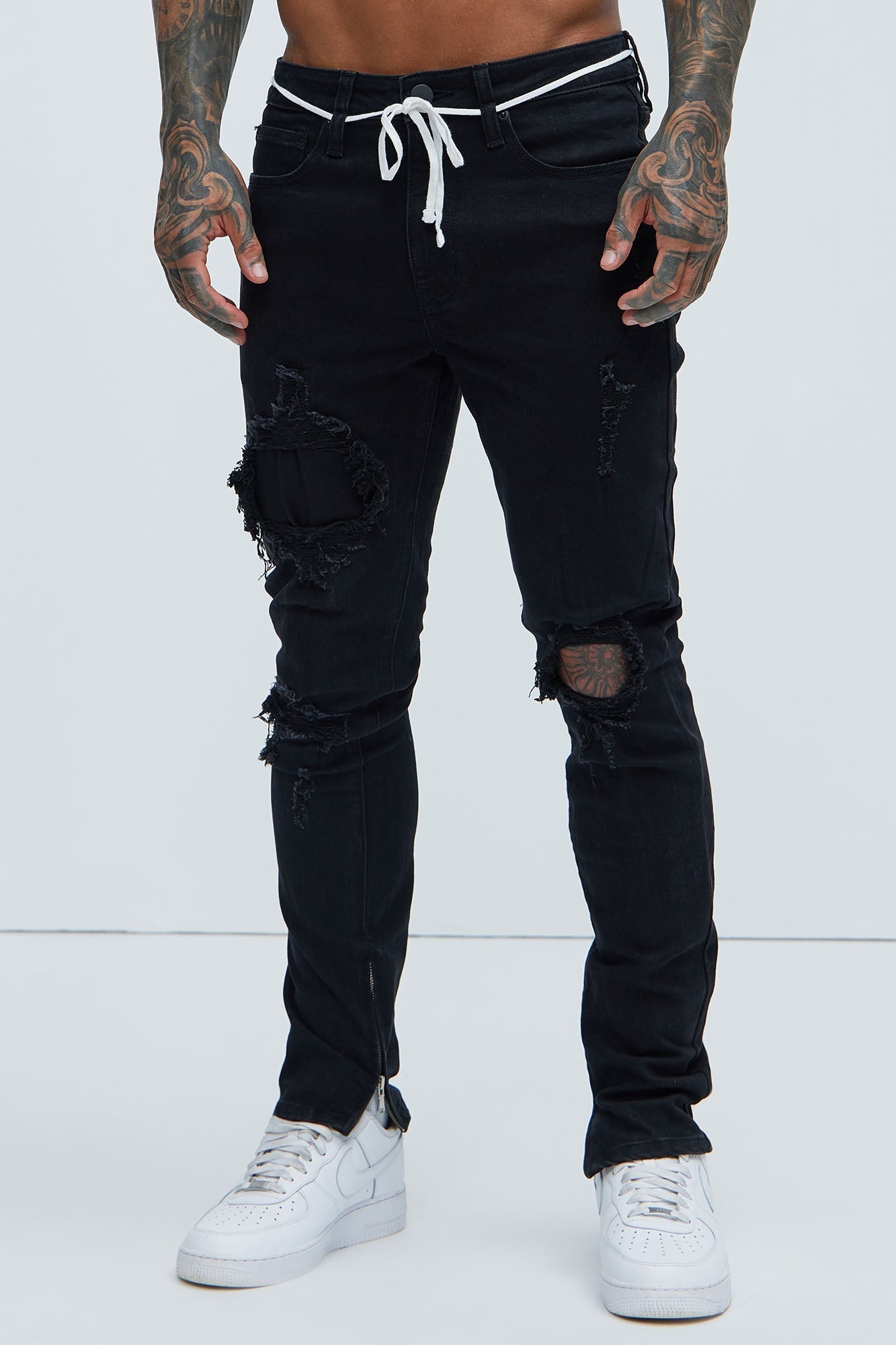 Point Of View Skinny Jeans - Black - image 4