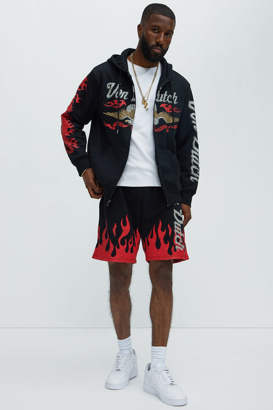 Von Dutch Fire Zip Hoodie - Black - image 2