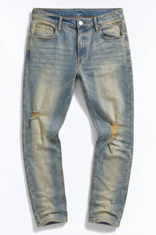 Take No L's Skinny Jean - Vintage Blue Wash - image 2