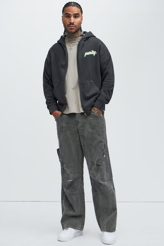 Purity Zip Up Hoodie - Black - image 2