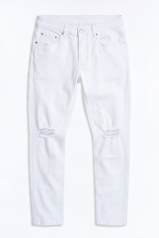 Cornell Ripped Skinny Jeans - White - image 2