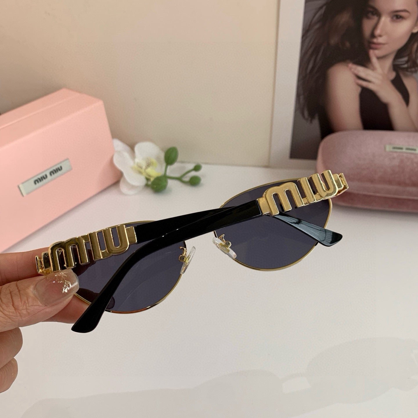 Miu Miu Oval Acetate Frame Glasses — Women's 2026 Collection