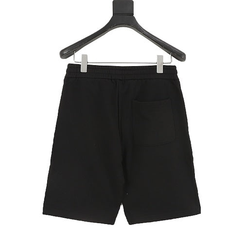 Balenciaga SS26 Embroidered Logo Washed Shorts