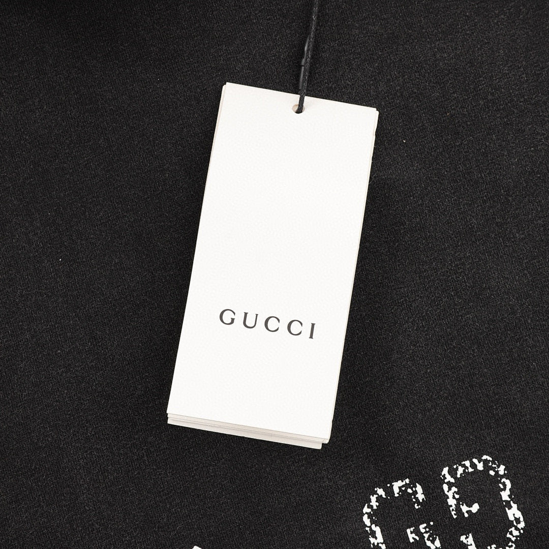 Gucci Double GG Oversized Logo Print Cotton T-Shirt 2026