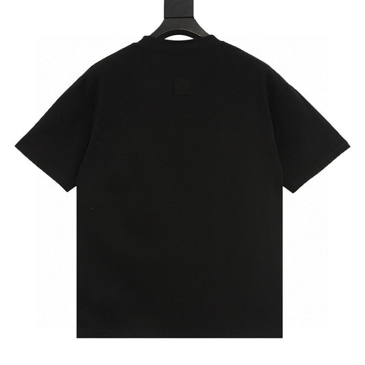 Gucci Belt-Print Short-Sleeve Top 2026
