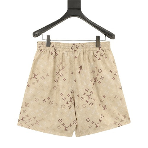 Louis Vuitton LV Monogram Khaki All-Over Print Shorts