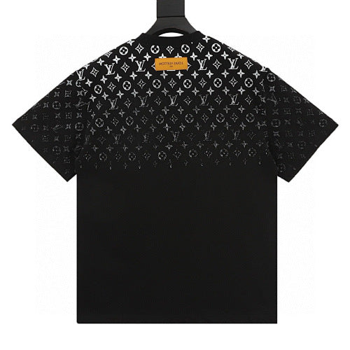 Louis Vuitton Classic Gradient Allover Logo Print Short Sleeve T-Shirt