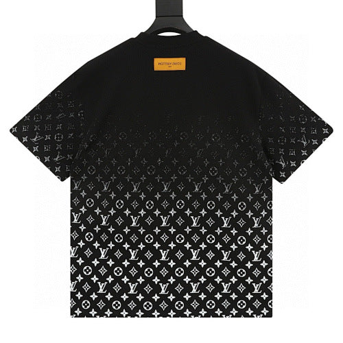Louis Vuitton Classic Gradient Allover Logo Print Short Sleeve T-Shirt