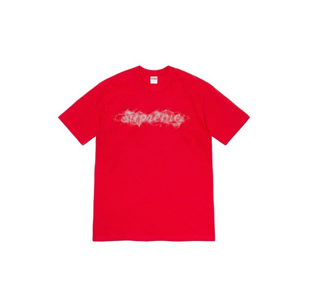 款号798#p40💰 Supreme Week0 Smoke Tee 烟雾Logo烟圈字母休闲短袖T恤 男女同款 宽松版型 采用260克精梳棉双纱 从面料到辅料全部三标齐全跟足ZP 进口松井公司浆 - view 7