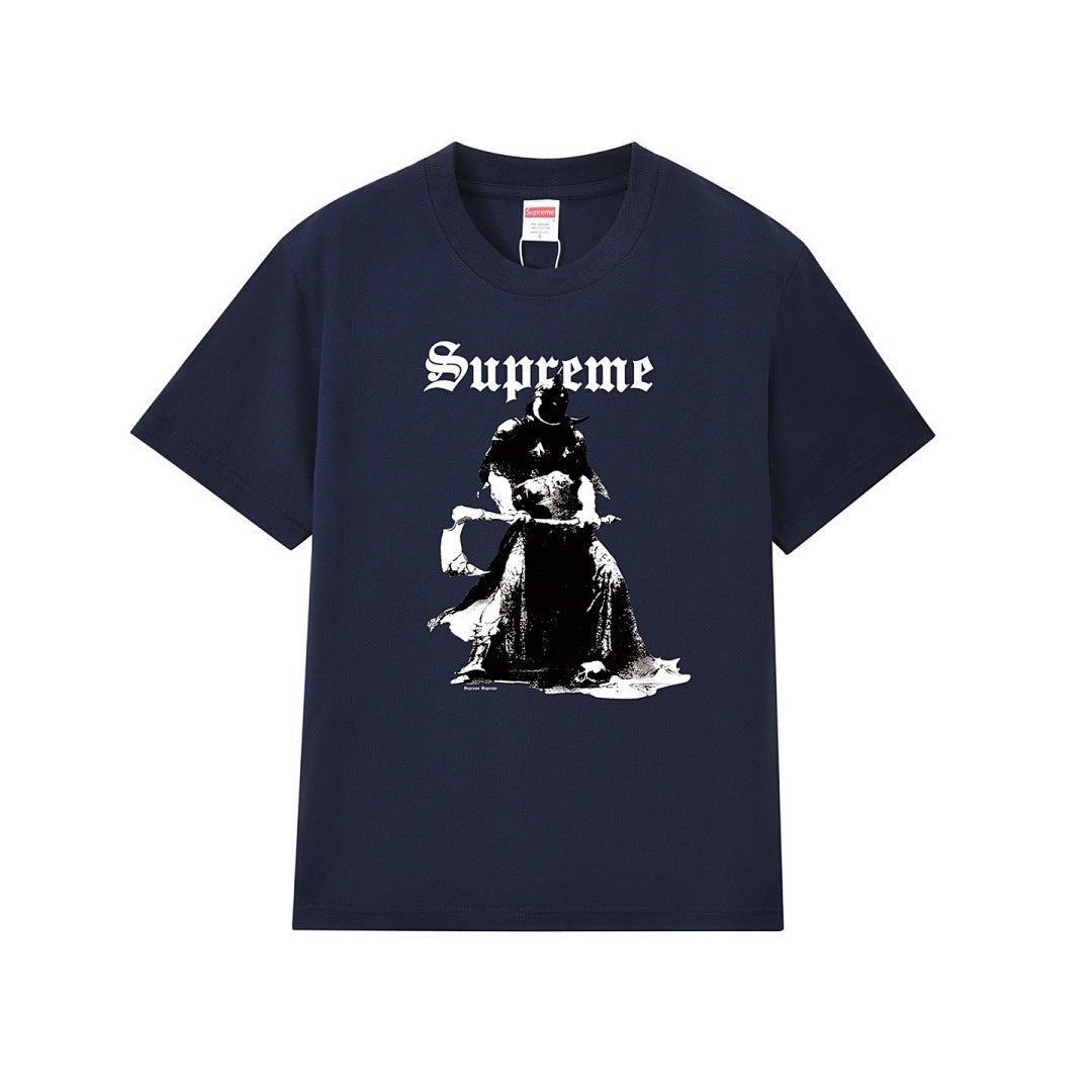 款号M188P40💰 美式Sup 联名款 FW24 Tee 怪兽印花图案圆领短袖T恤 宽松版型 采用260克精梳棉双纱 从面料到辅料全部三标齐全跟足ZP 进口松井公司浆料印花绝不开裂 整件做法 - view 12