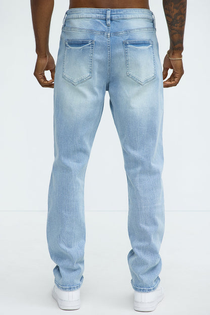 Dreamy Slim Jeans - Light Blue Wash - image 4