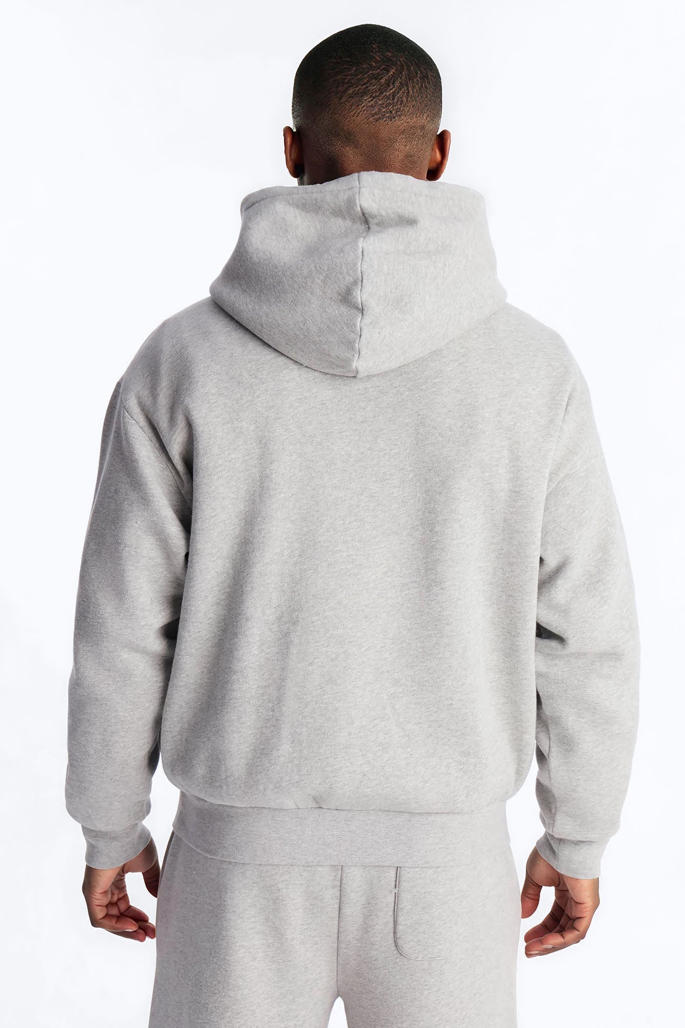 Mellow Patch Hoodie - Heather Grey - image 3