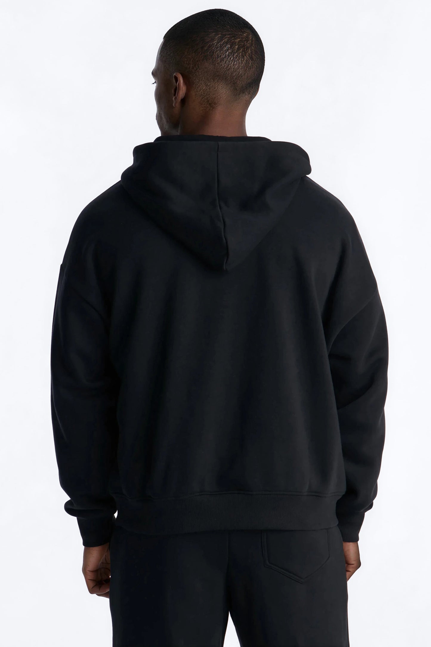 Dime Rhinestone Pearl Oversized Hoodie - Black - image 3