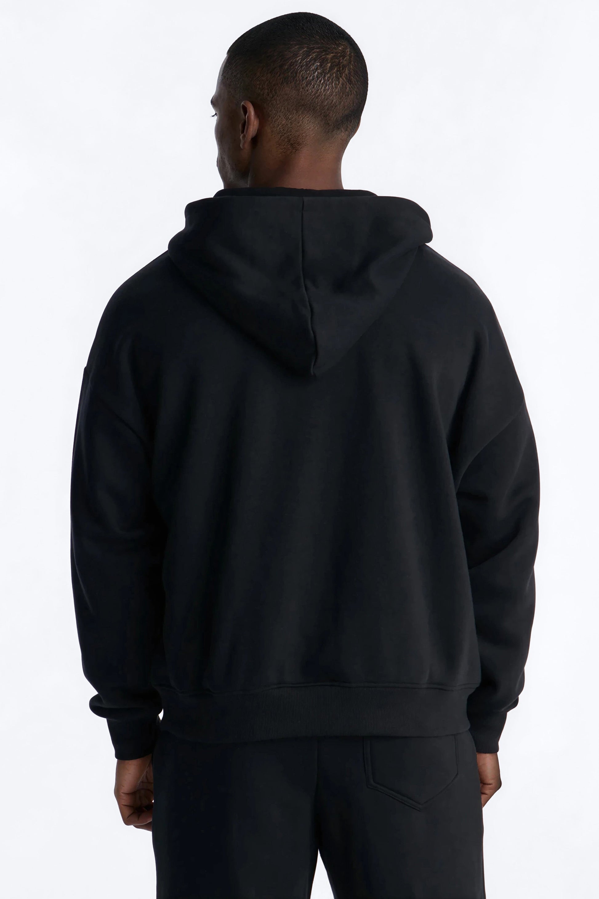 Dime Rhinestone Pearl Oversized Hoodie - Black - image 3