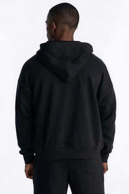 Dime Rhinestone Pearl Oversized Hoodie - Black - image 3