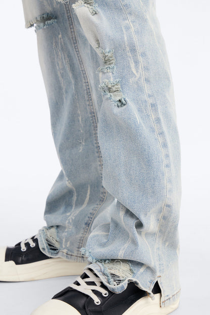 Everyday Street Stacked Skinny Flare Jean - Light Wash - image 4