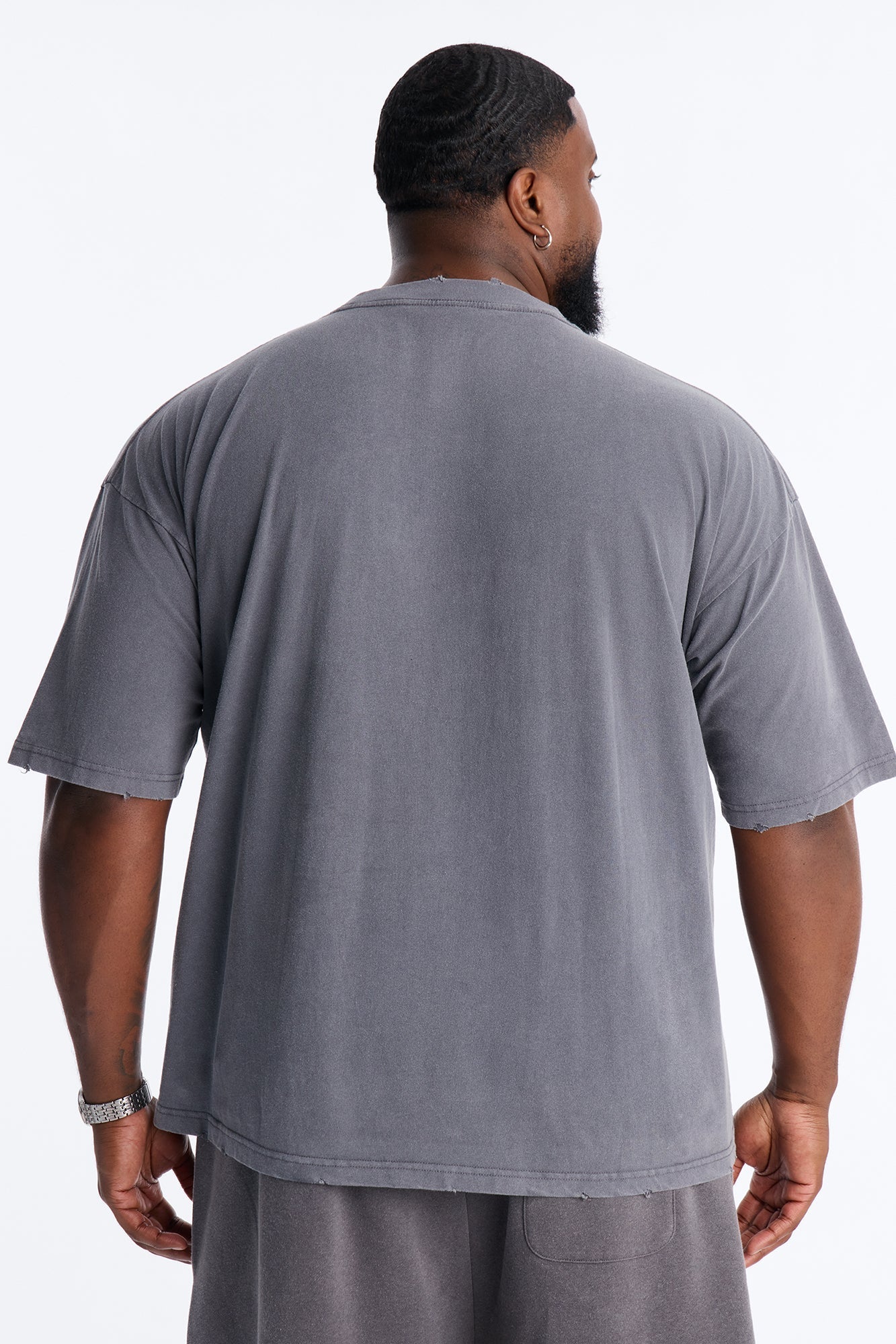 Space Jam Monstars Puff Print Premium Short Sleeve Shirt - Charcoal - image 4