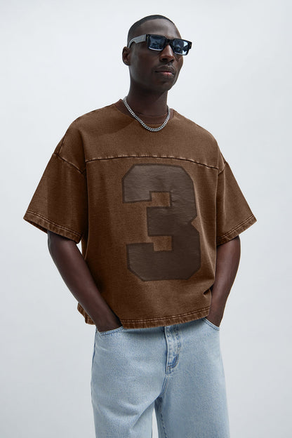 Kyle Oversized Tee - Dark Brown - image 1