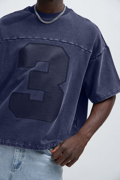 Kyle Oversized Tee - Navy - image 4