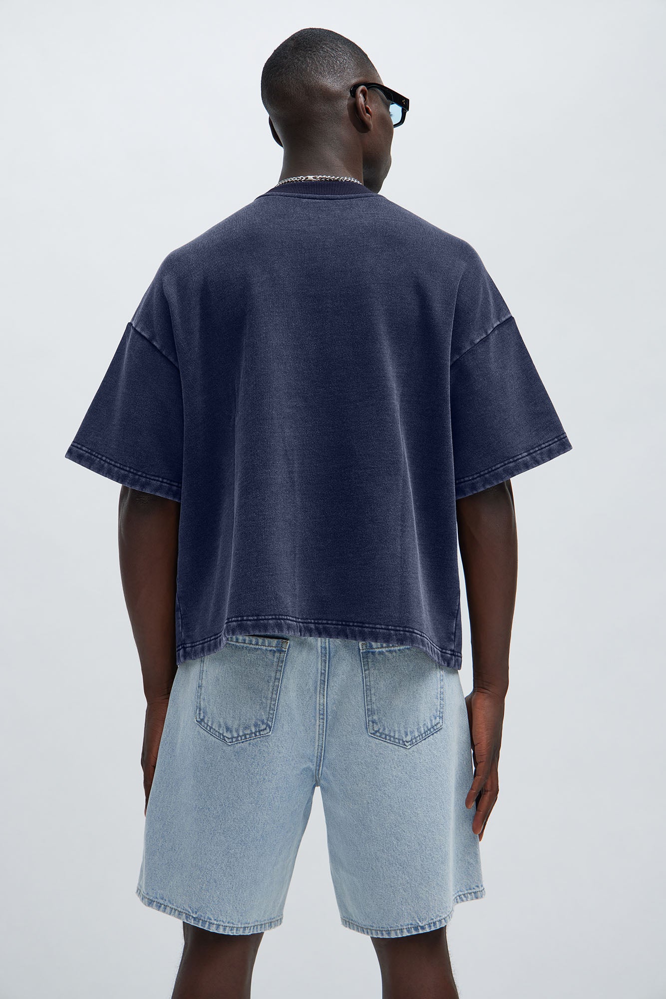 Kyle Oversized Tee - Navy - image 3
