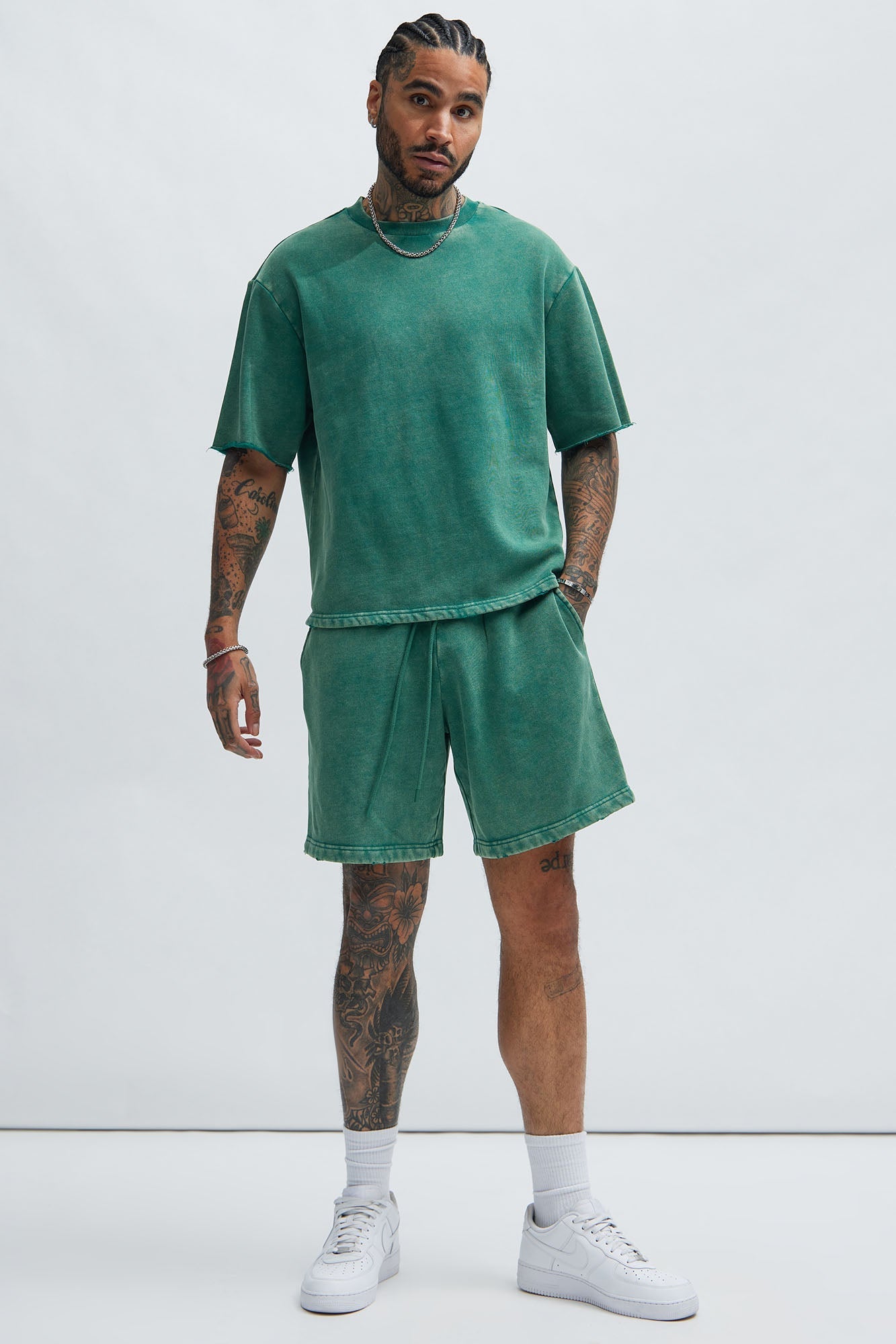 Tyson Heavy Wash Tee - Green - image 2