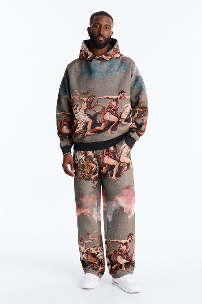 Snakes On The Plains Tapestry Oversized Hoodie - Multi Color - image 2