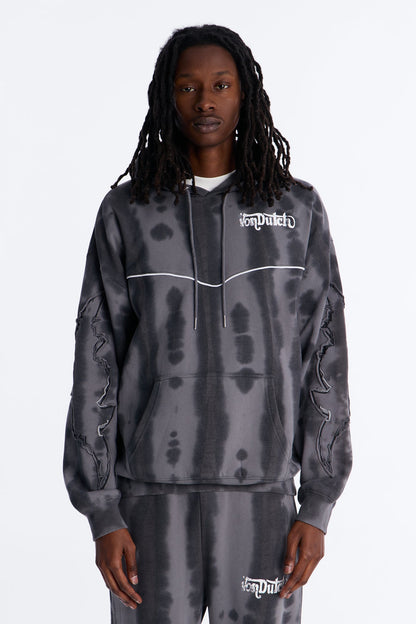 Von Dutch Outlaw Raw Edge Hoodie - Charcoal - image 1