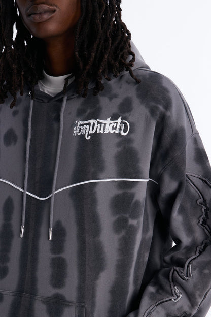 Von Dutch Outlaw Raw Edge Hoodie - Charcoal - image 3