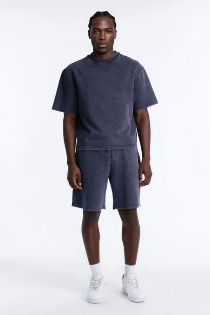 On The Go Washed Tee - Navy - image 2