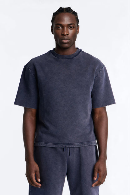 On The Go Washed Tee - Navy - image 1