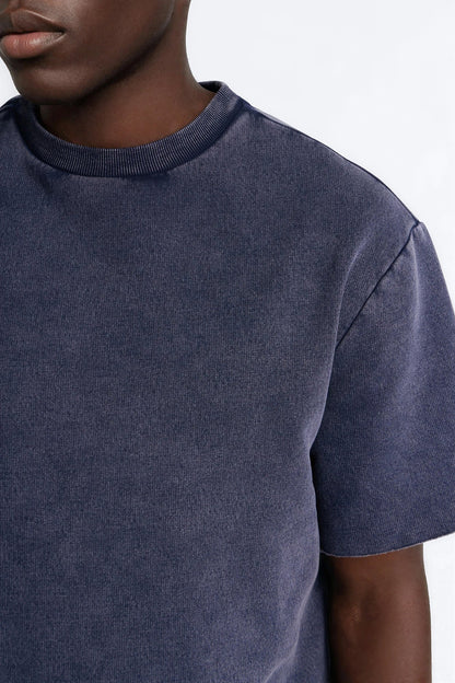 On The Go Washed Tee - Navy - image 3