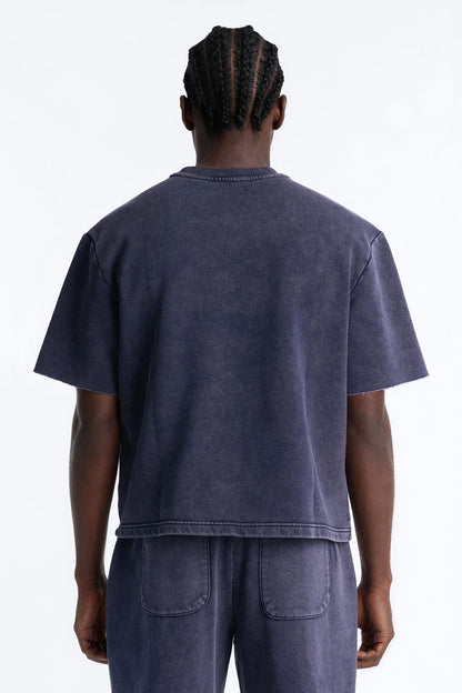 On The Go Washed Tee - Navy - image 4