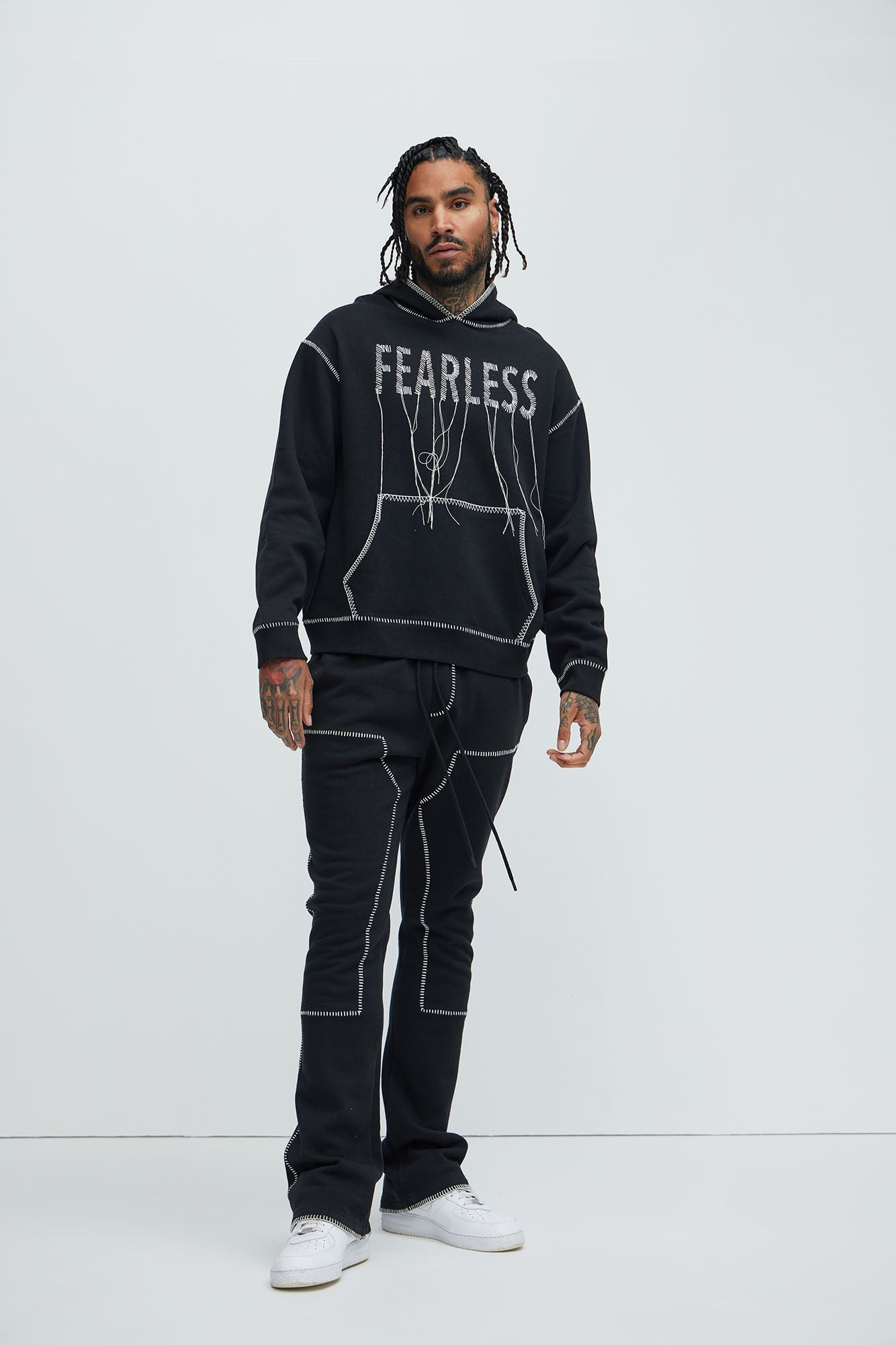 Tyson Stitch Hoodie - Black - image 2