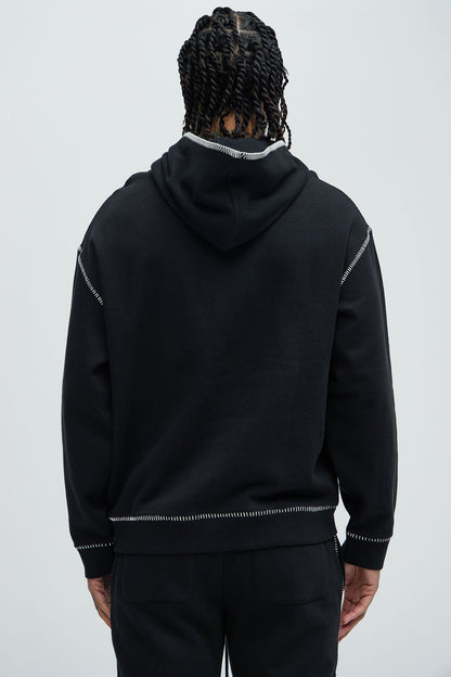 Tyson Stitch Hoodie - Black - image 4