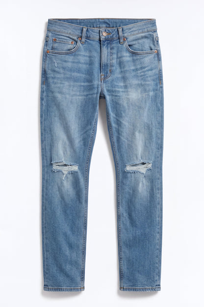 Cornell Distressed Slim Jeans - Light Wash - image 2