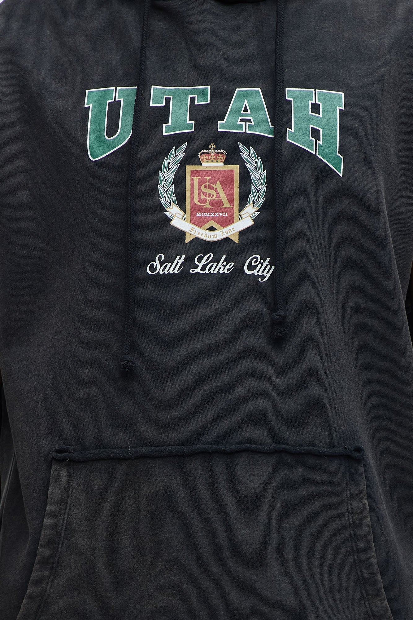 Utah Sleeveless Hoodie - Black - image 3