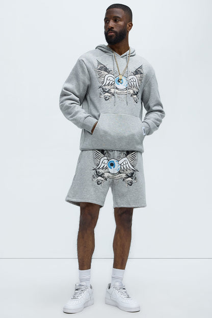 Von Dutch Legendary Hoodie - Heather Grey - image 2