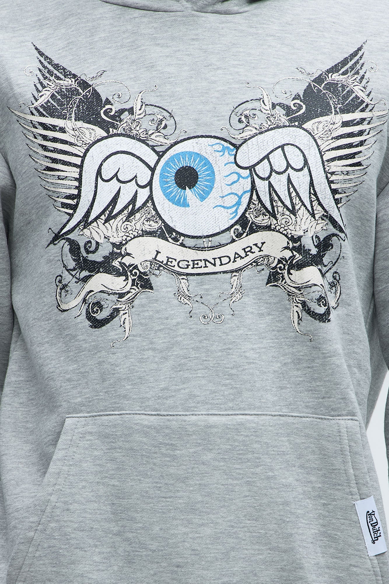 Von Dutch Legendary Hoodie - Heather Grey - image 3