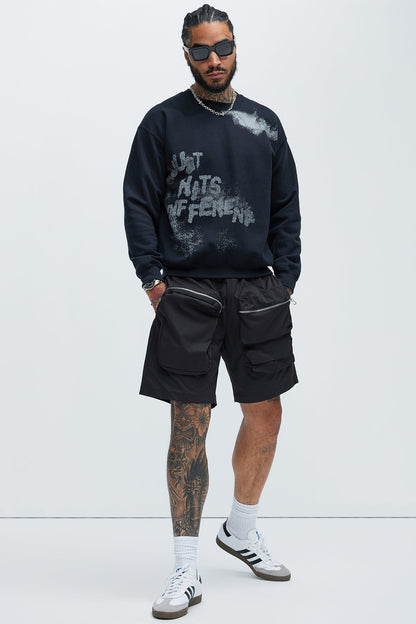 Just Hits Different Sweatshirt - Black - image 2
