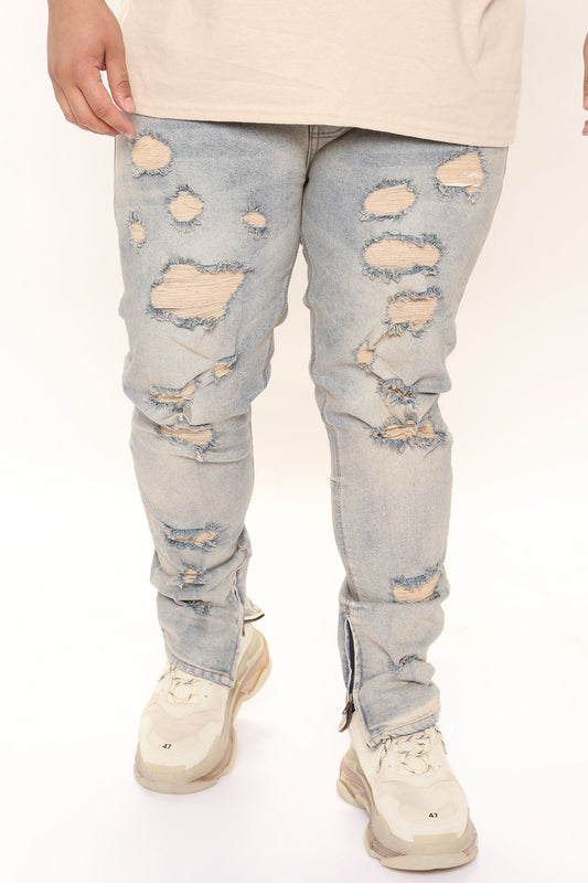 Stay Positive Skinny Jean - Light Blue Wash - image 2