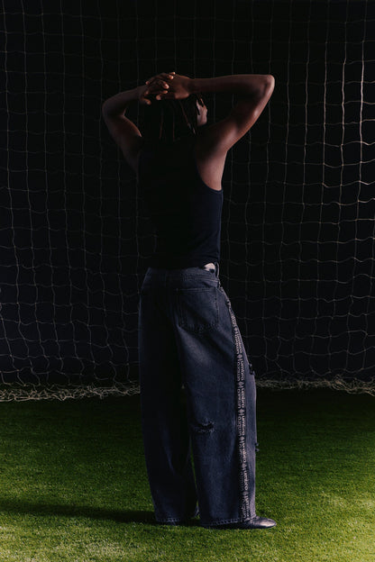 Umbro Distressed Baggy Jean - Black Wash - image 3