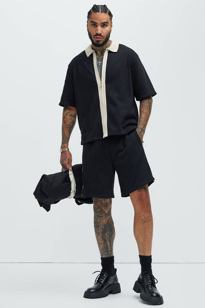Luka Zipper Shirt - Black/combo - image 2