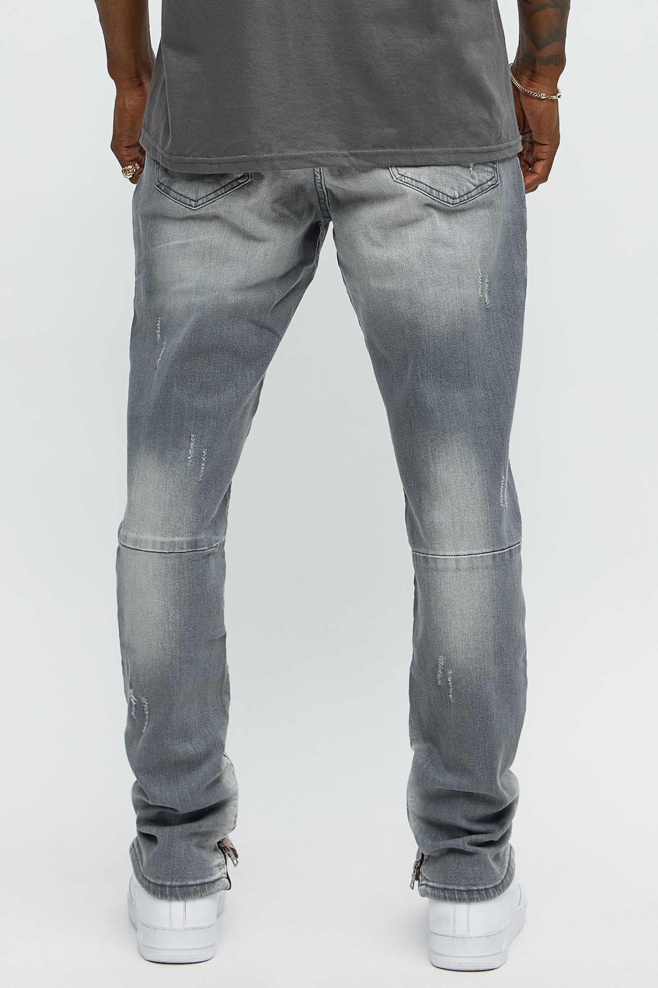 Stay Positive Skinny Jean - Grey - image 4