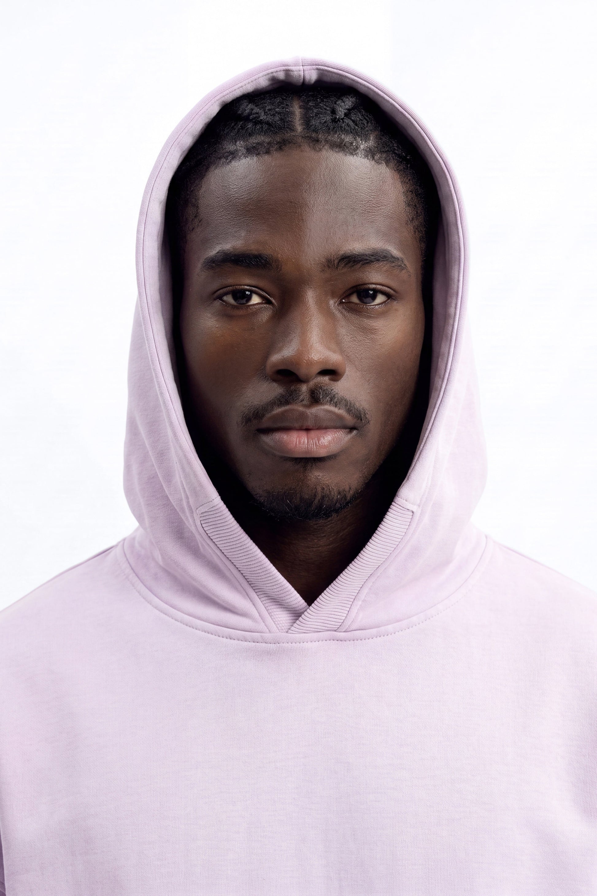 Soft Touch Washed Interlock Oversized Hoodie - Purple - image 3