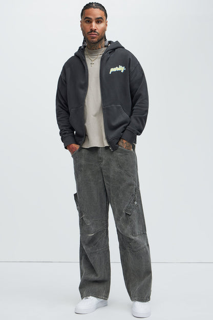 Purity Zip Up Hoodie - Black - image 2