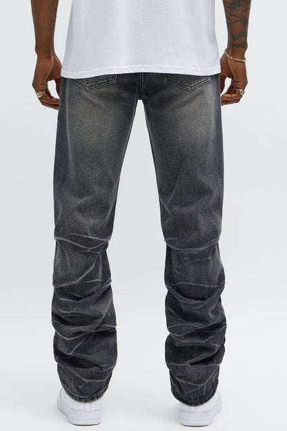 Straight Down The Street Ripped Jeans - Black Wash - image 4