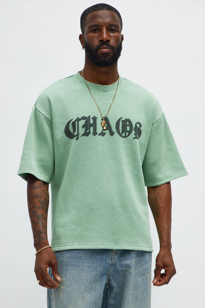 Chaos Oversized Tee - Green - image 1
