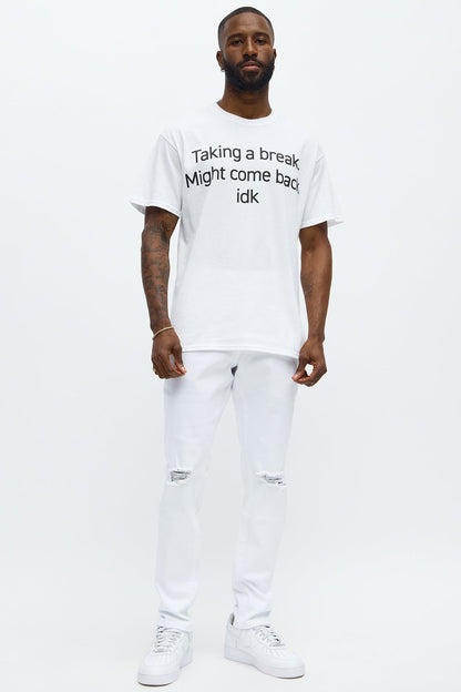 Cornell Ripped Skinny Jeans - White - image 1